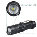 Waterproof Zoomable Tactical Mini Led Flashlight